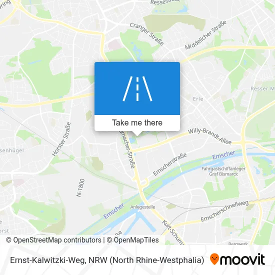 Ernst-Kalwitzki-Weg map