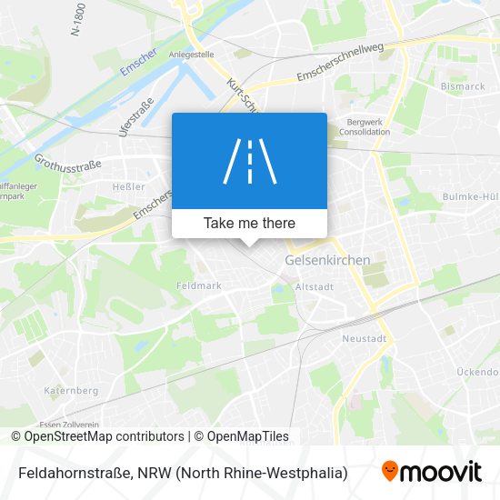 Feldahornstraße map
