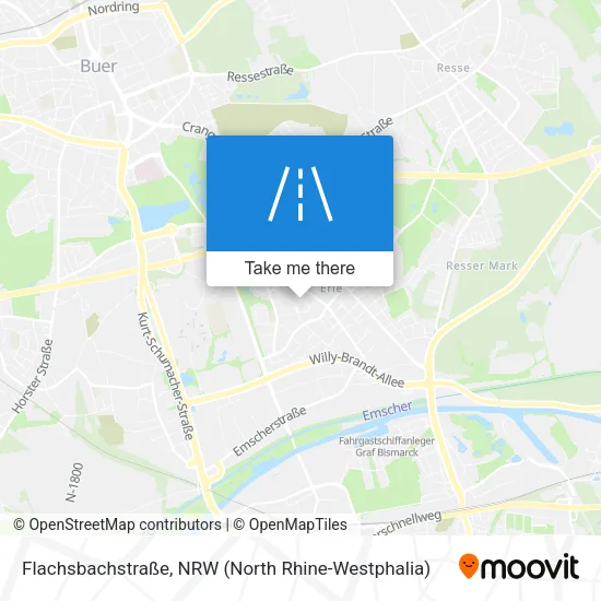Карта Flachsbachstraße
