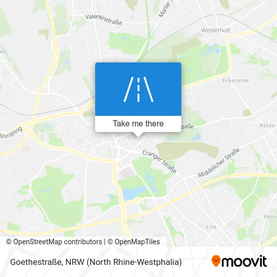 Карта Goethestraße