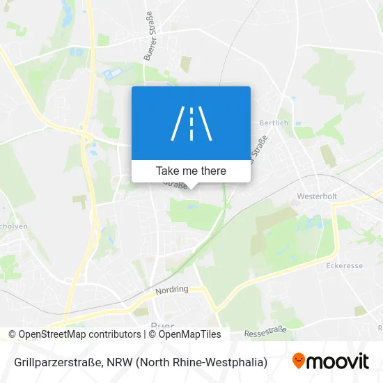 Карта Grillparzerstraße