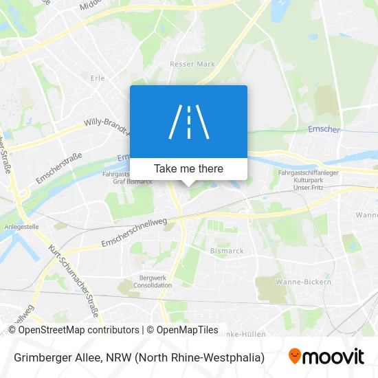 Grimberger Allee map