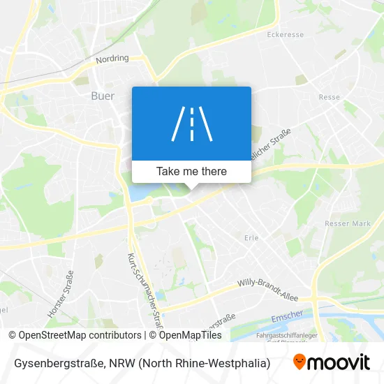 Gysenbergstraße map