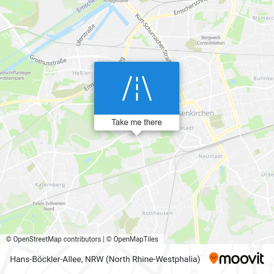 Карта Hans-Böckler-Allee