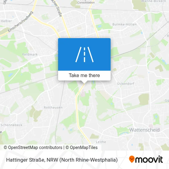 Hattinger Straße map