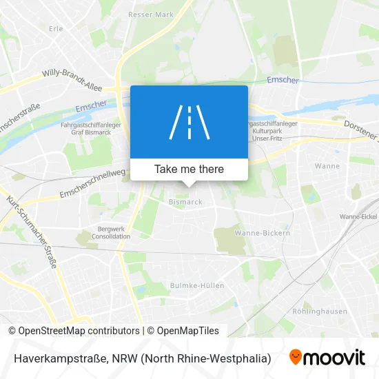 Карта Haverkampstraße
