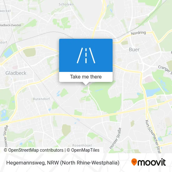 Карта Hegemannsweg