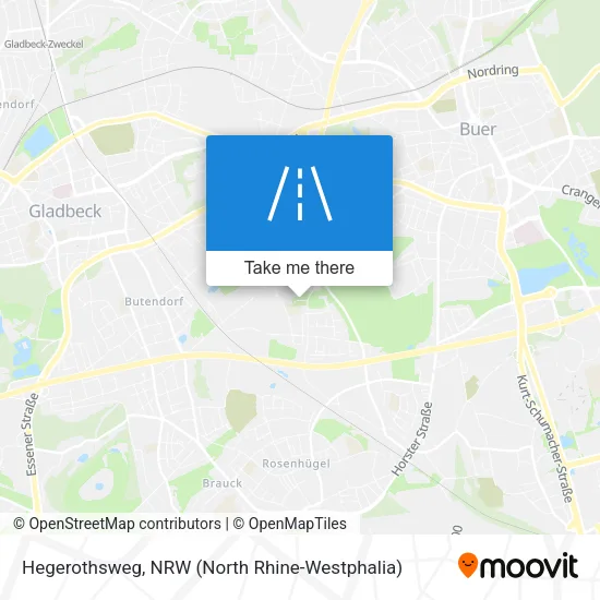 Карта Hegerothsweg