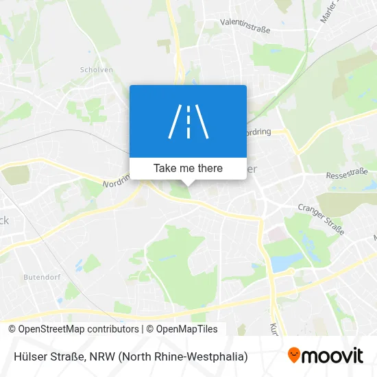 Hülser Straße map