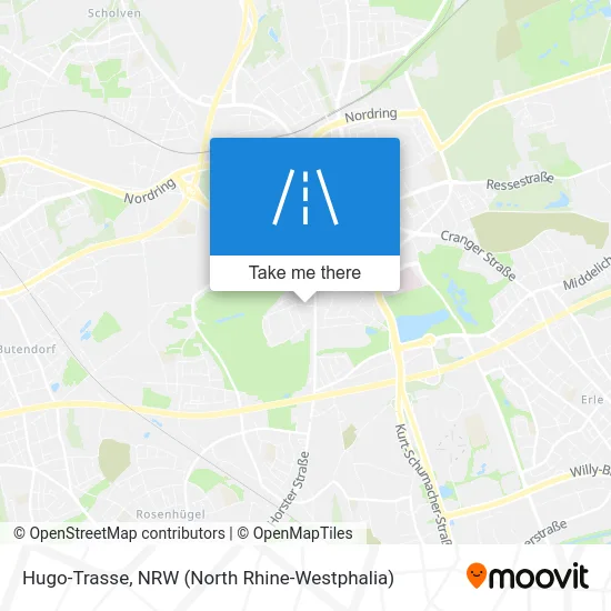 Карта Hugo-Trasse