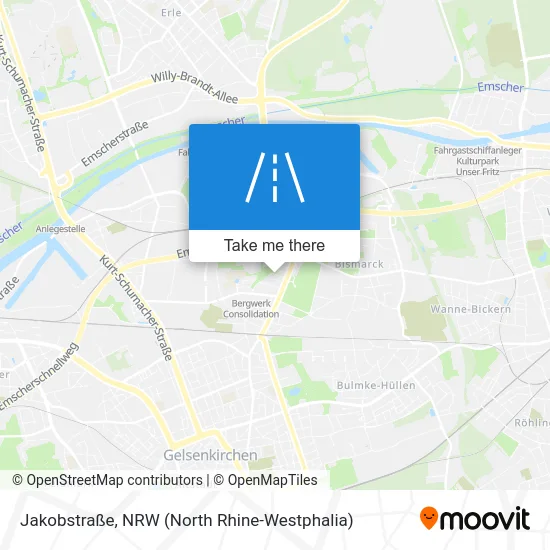 Карта Jakobstraße