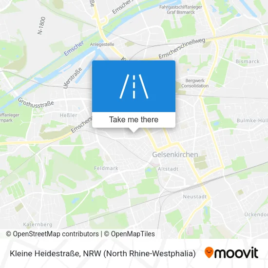 Карта Kleine Heidestraße