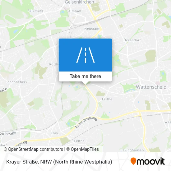 Карта Krayer Straße