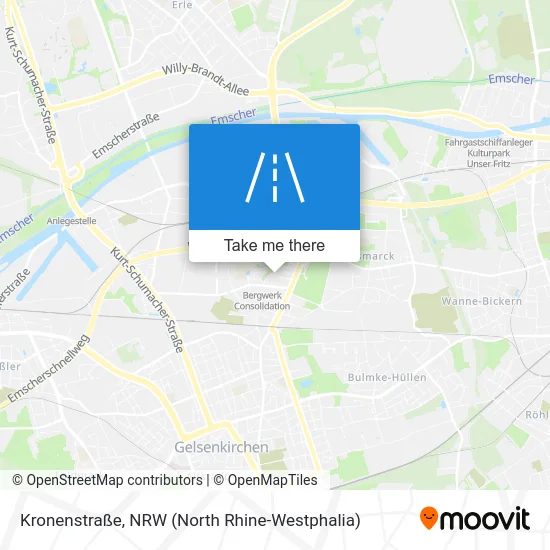 Карта Kronenstraße