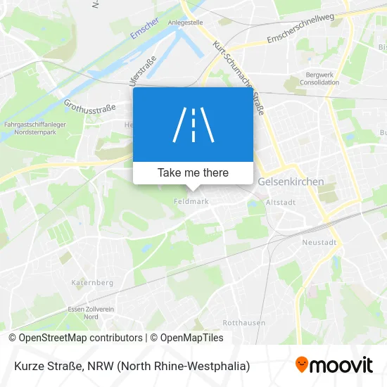 Карта Kurze Straße