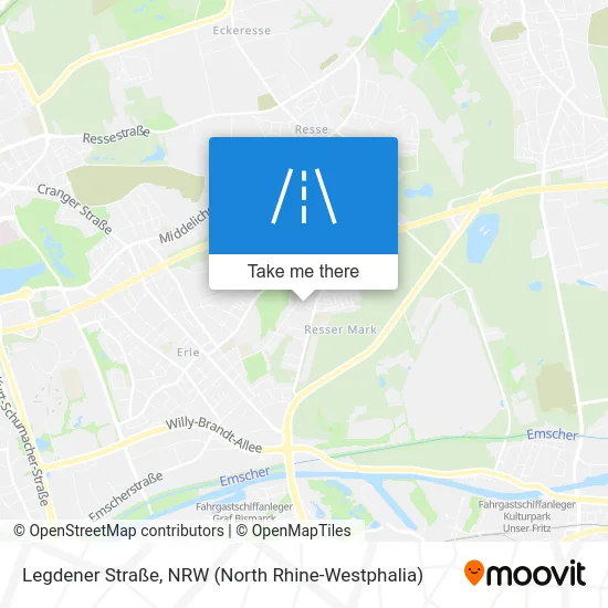 Legdener Straße map