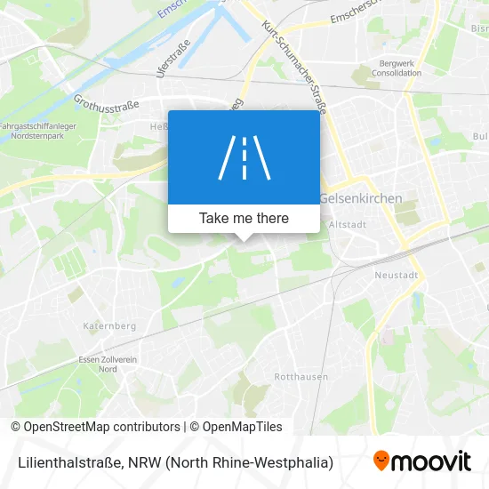 Карта Lilienthalstraße