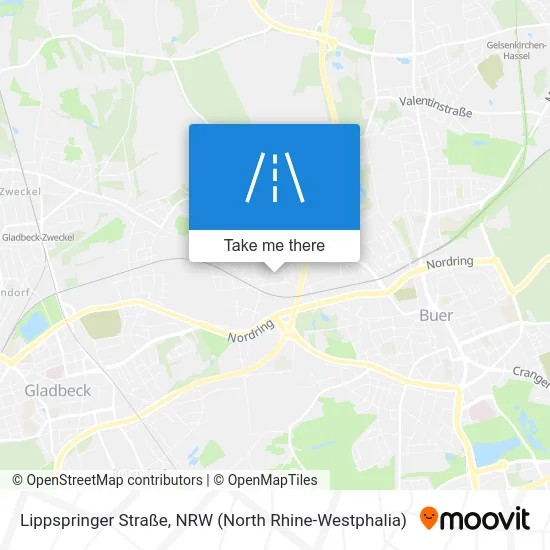 Карта Lippspringer Straße