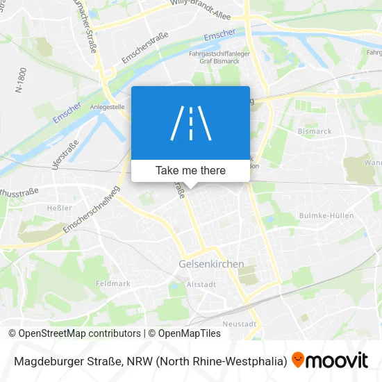 Карта Magdeburger Straße