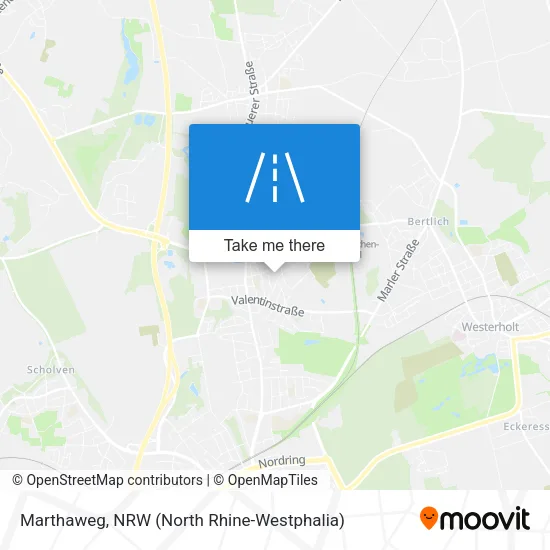 Карта Marthaweg