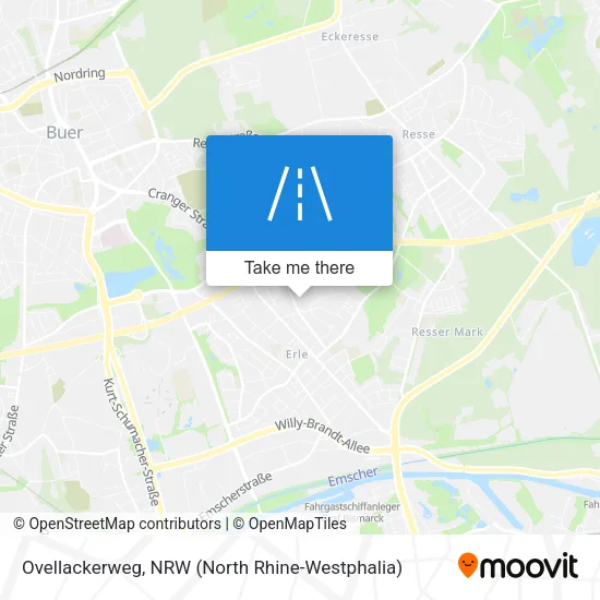 Карта Ovellackerweg
