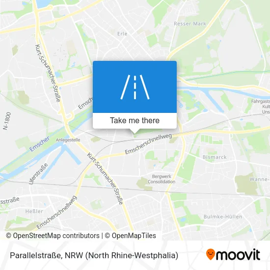 Карта Parallelstraße