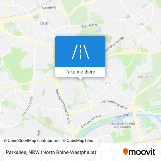 Parkallee map