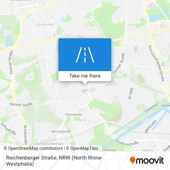 Карта Reichenberger Straße