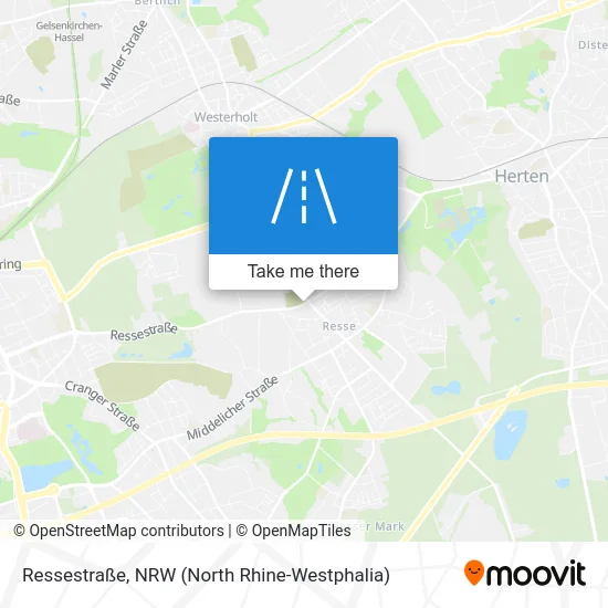 Ressestraße map