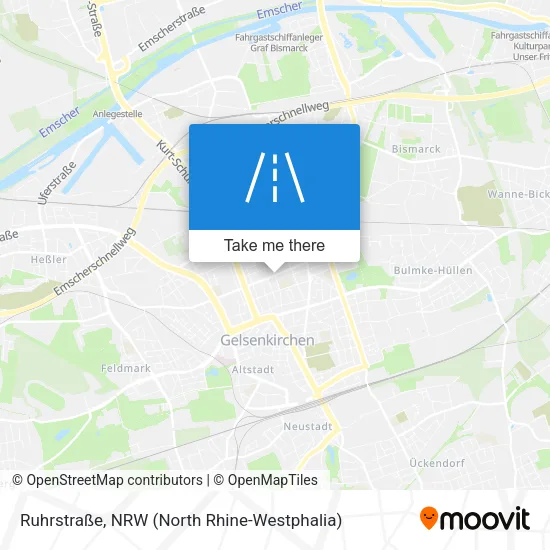 Карта Ruhrstraße