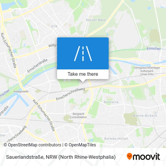 Sauerlandstraße map