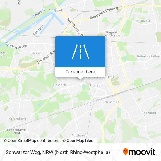 Карта Schwarzer Weg