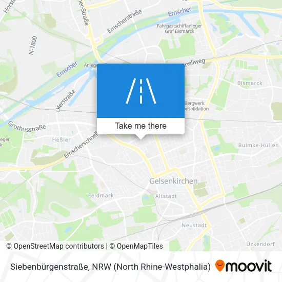 Карта Siebenbürgenstraße