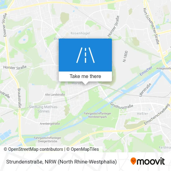 Strundenstraße map