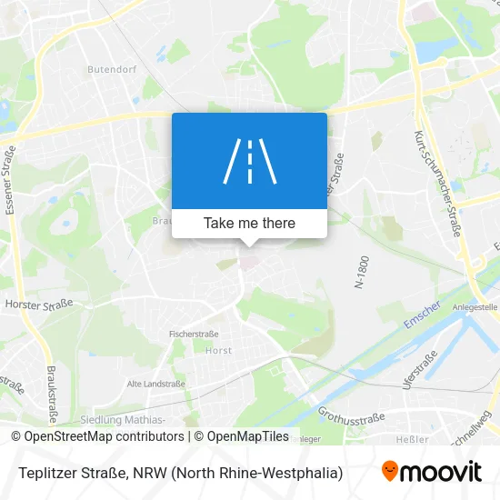 Карта Teplitzer Straße