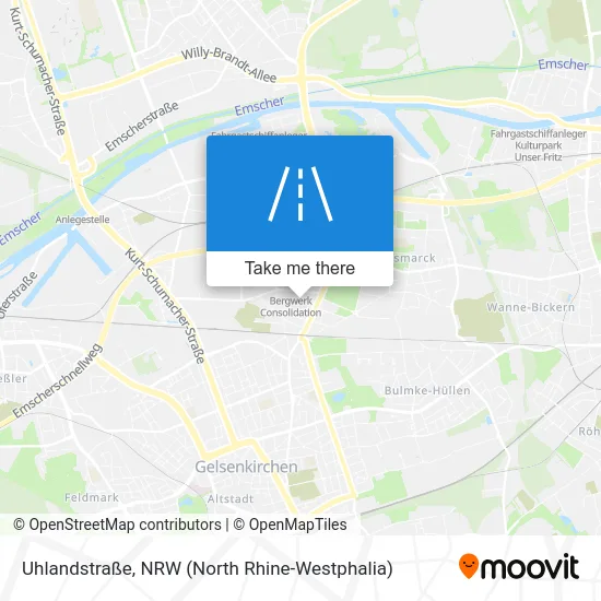 Карта Uhlandstraße