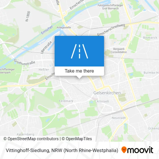 Карта Vittinghoff-Siedlung