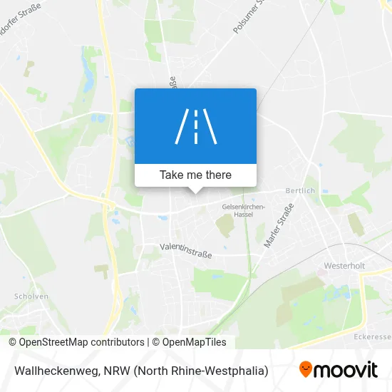 Wallheckenweg map