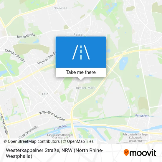 Карта Westerkappelner Straße