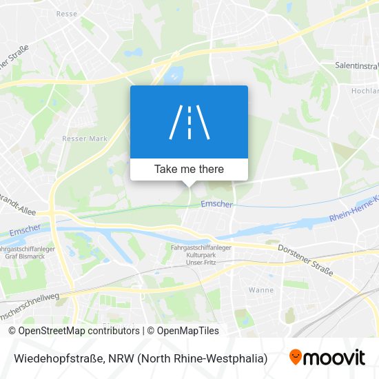 Wiedehopfstraße map