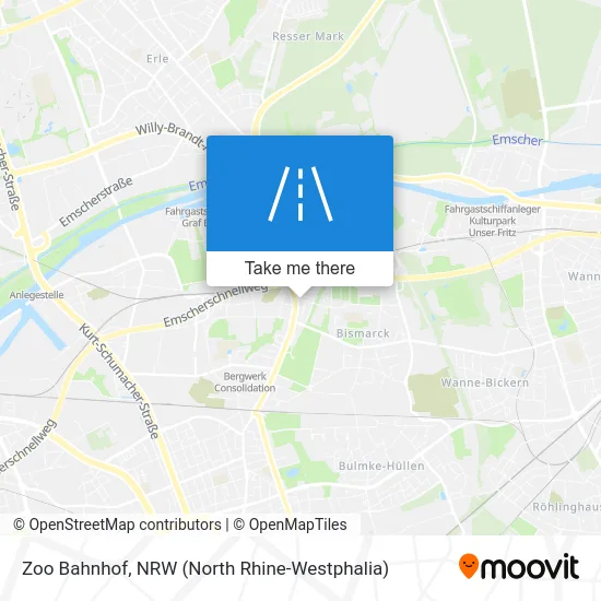 Карта Zoo Bahnhof