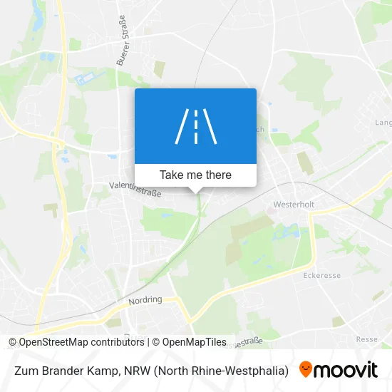Карта Zum Brander Kamp