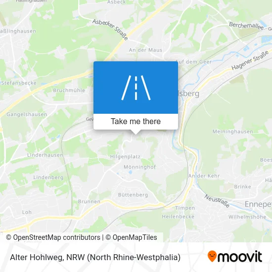 Карта Alter Hohlweg