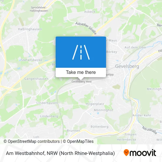 Карта Am Westbahnhof