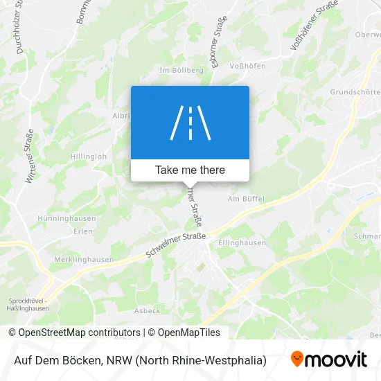 Карта Auf Dem Böcken