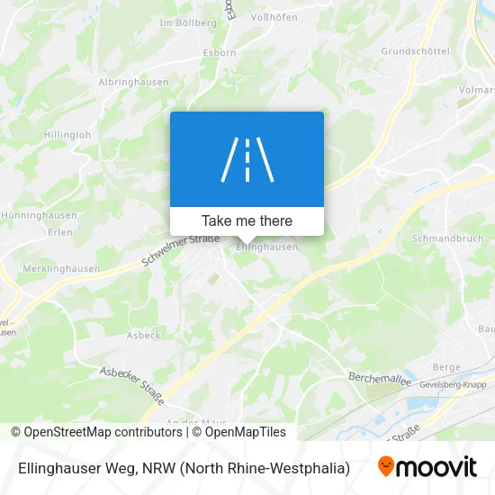 Карта Ellinghauser Weg
