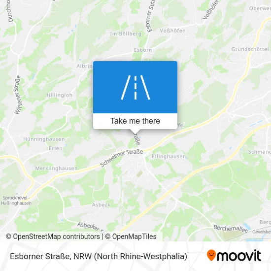 Esborner Straße map