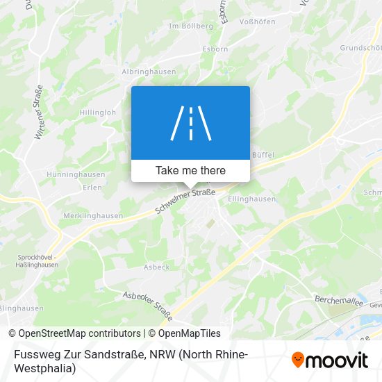 Fussweg Zur Sandstraße map