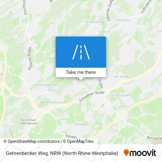 Карта Gehrenbecker Weg
