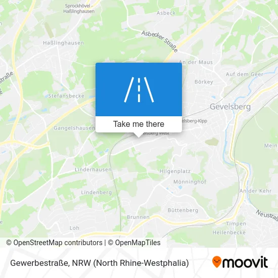 Карта Gewerbestraße